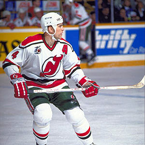 New Jersey Devils Captain Scott Stevens